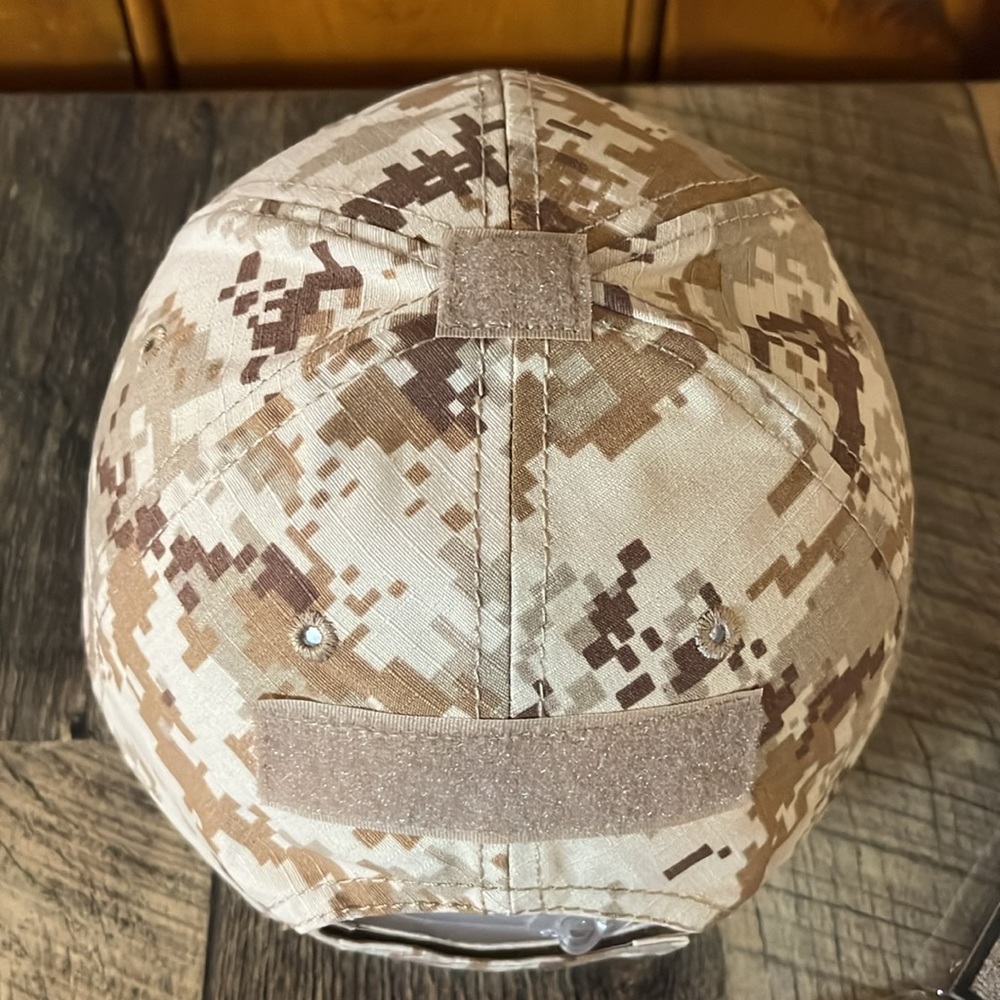 RIP STOP DESERT DIGITAL CAMO HAT WITH HOOK AND LOOP PATCHES - Picture 4 of 7